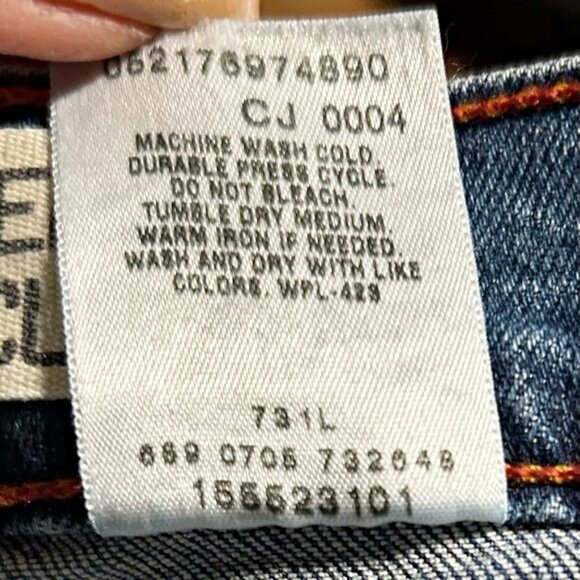 Vintage Y2K Levis 550 Womens Stretch Denim High Rise Boot Cut Jeans~10~ - Picture 6 of 6